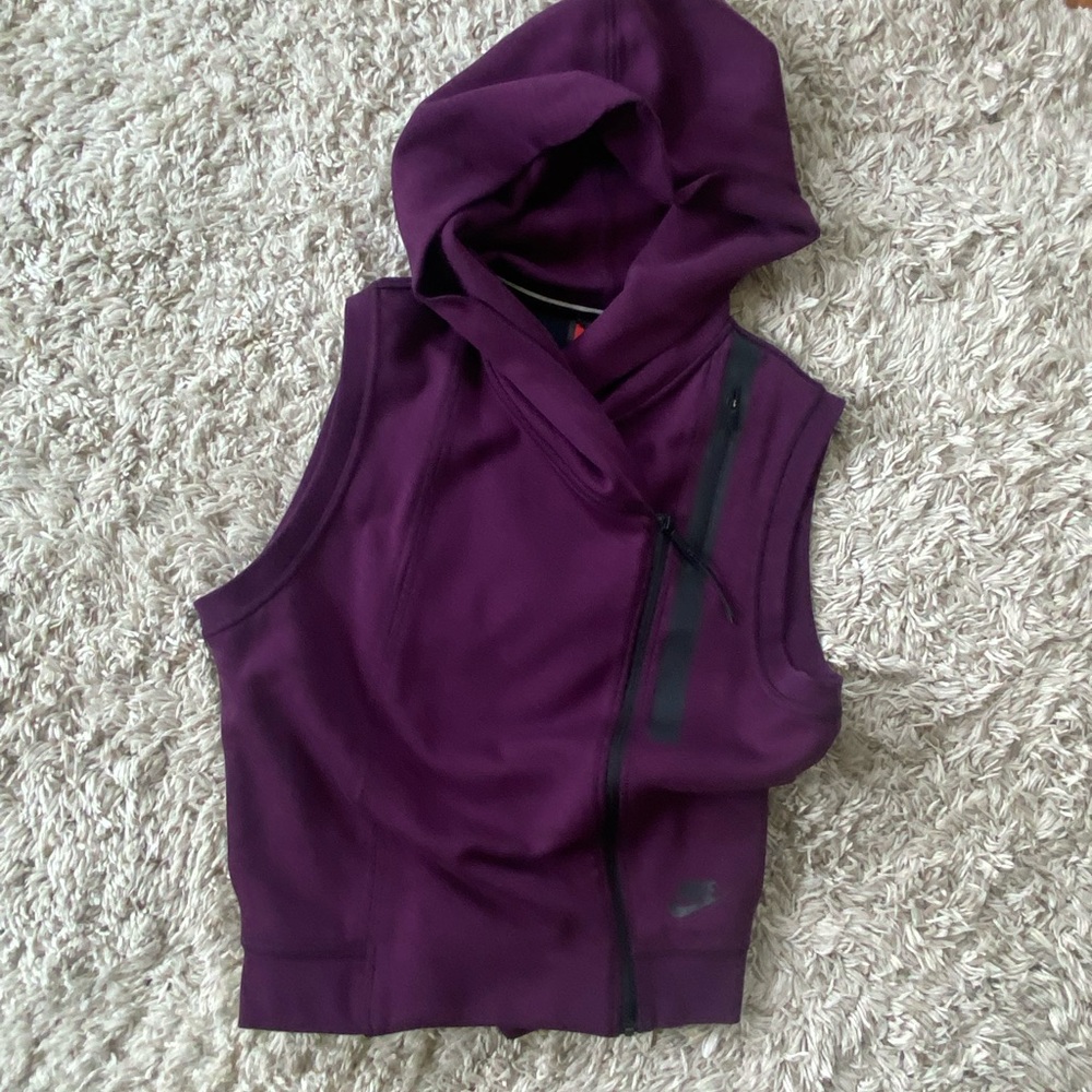 NIKE TECH FLEECE HOODED VEST - Picture 6 of 14